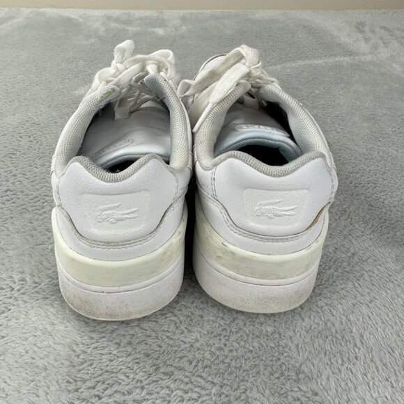 Lacoste White Leather Sneakers women’s Size 8 US/6 UK/39.5 EU - Picture 10 of 12